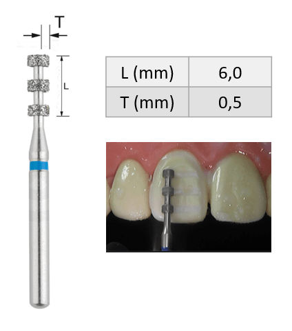 thumbnail image 2 of AZDENT 3 Sets (30pcs) Diamond Dental Burs FG-102 For Crown & Bridge Prep 2 of 6